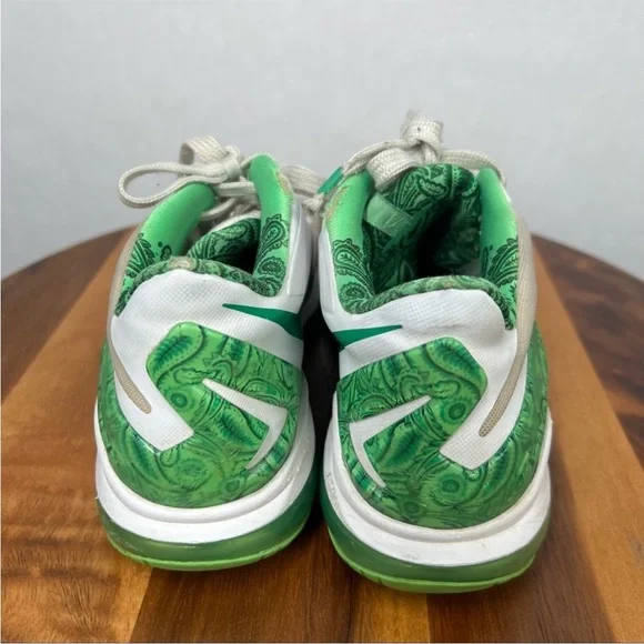 Nike Air Lebron Green White Lace up Athletic Shoes Size 6.5 Y - Picture 6 of 11